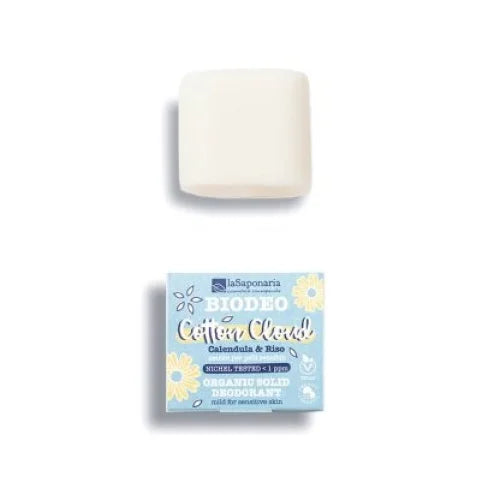 Biodeo Solido Neutro - Cotton Cloud - La Saponaria