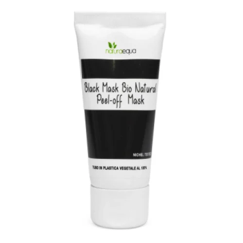 Black Mask Peel Off Bio al Carbone Vegetale - Naturaequa