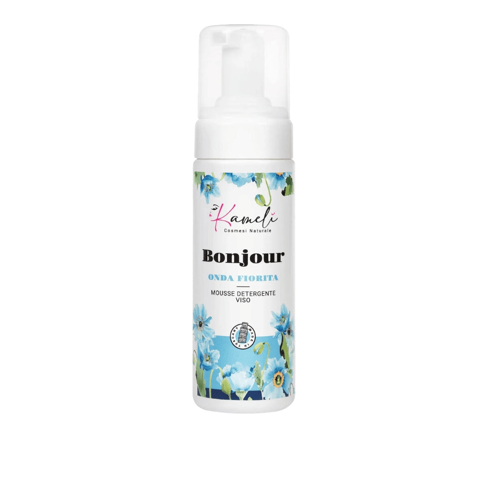 Bonjour Mousse Detergente Viso - Onda Fiorita