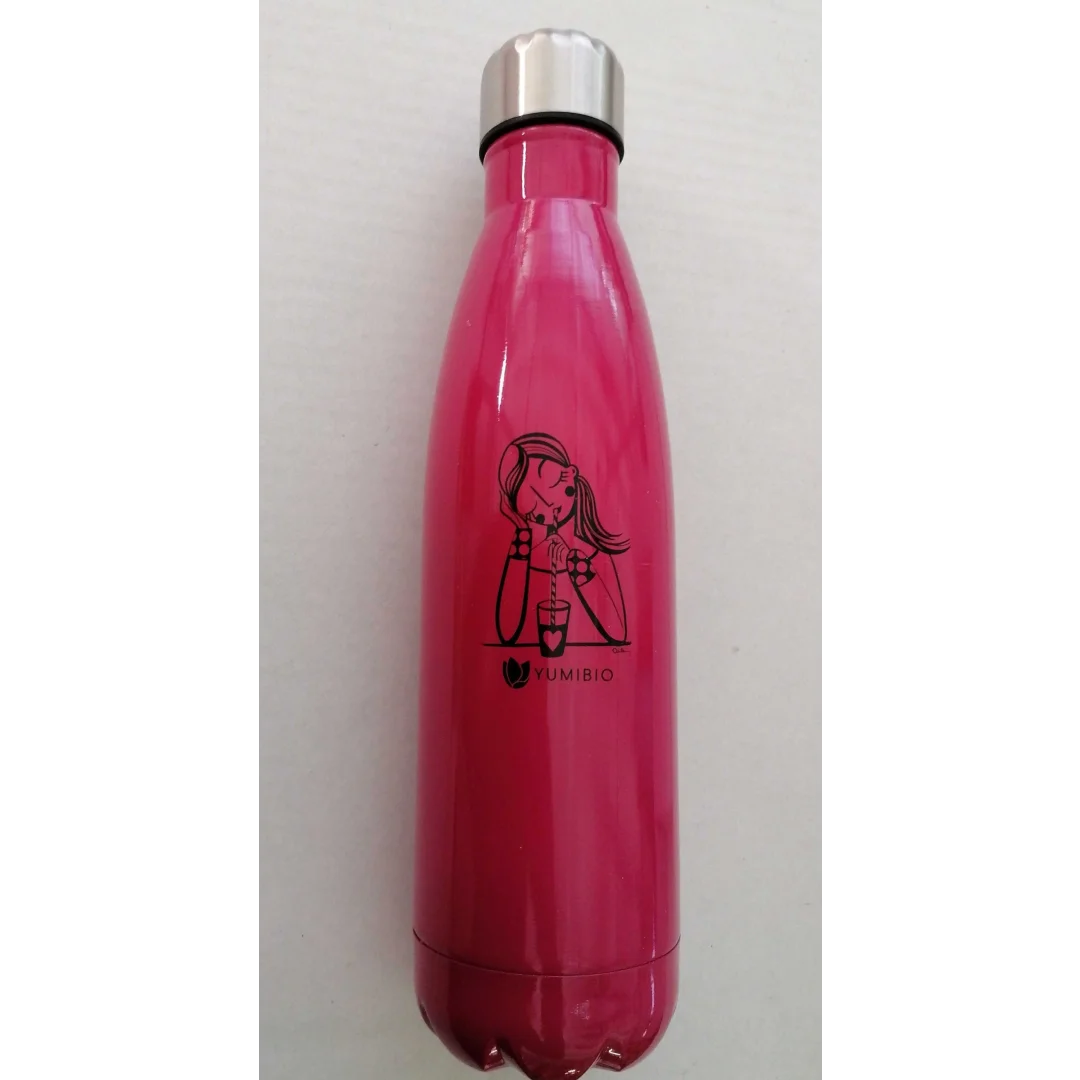 Bottiglia Termica in Acciaio Inossidabile - Fuxia - Yumibio Gadget