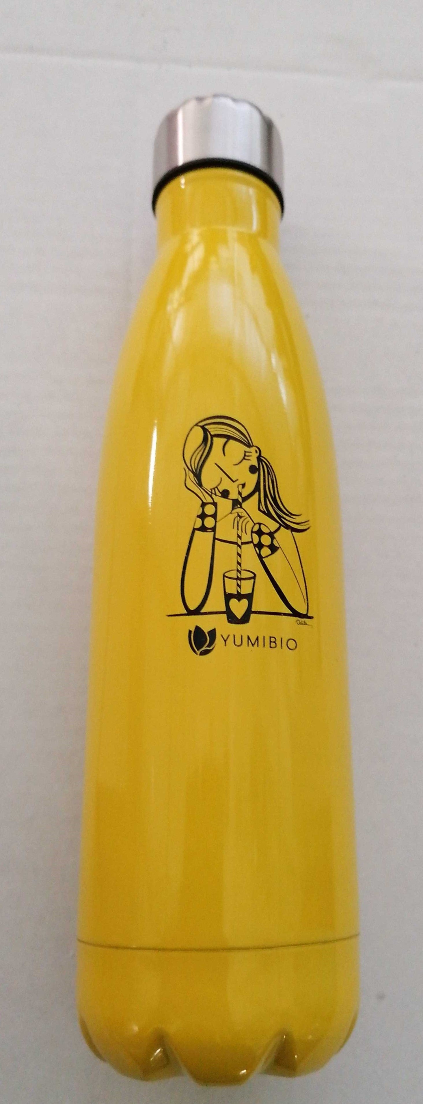 Bottiglia Termica in Acciaio Inox- Giallo