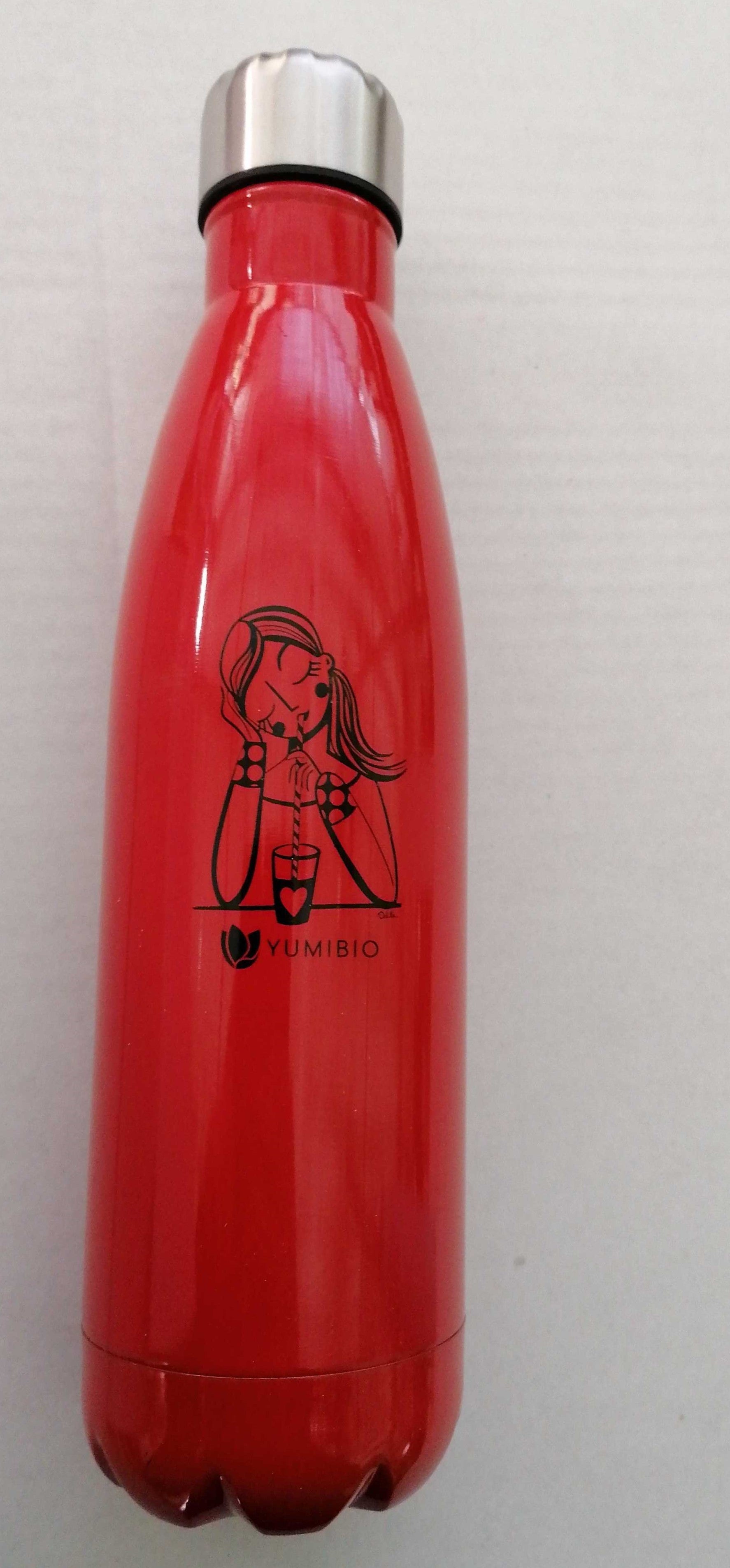 Bottiglia Termica in Acciaio Inox- Rosso