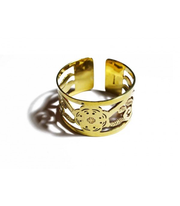 Brass Bangle Flower