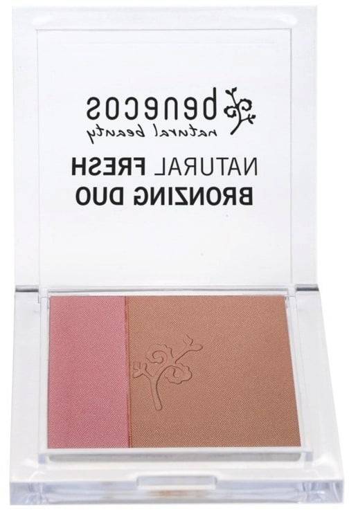 Bronzer Vegan marrone caldo e tonalità rosé