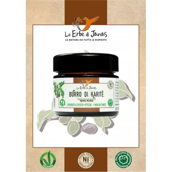 Burro di Karitè Puro - Le Erbe Janas