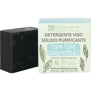 Bye Impurità Detergente Viso Solido Purificante - La Saponaria