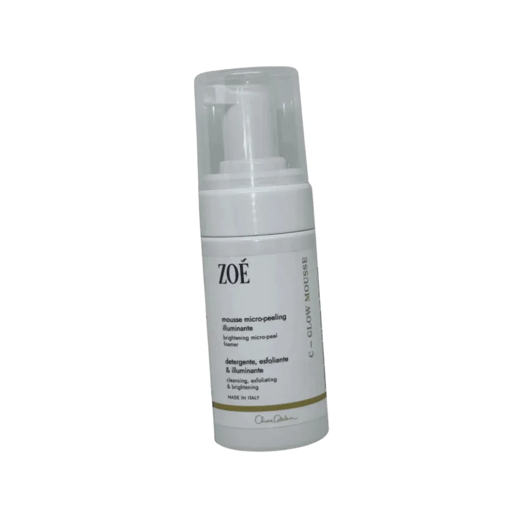 C-Glow Mousse – Micro Peeling Illuminante con Vitamina C e AHA - Zoe Cosmetics