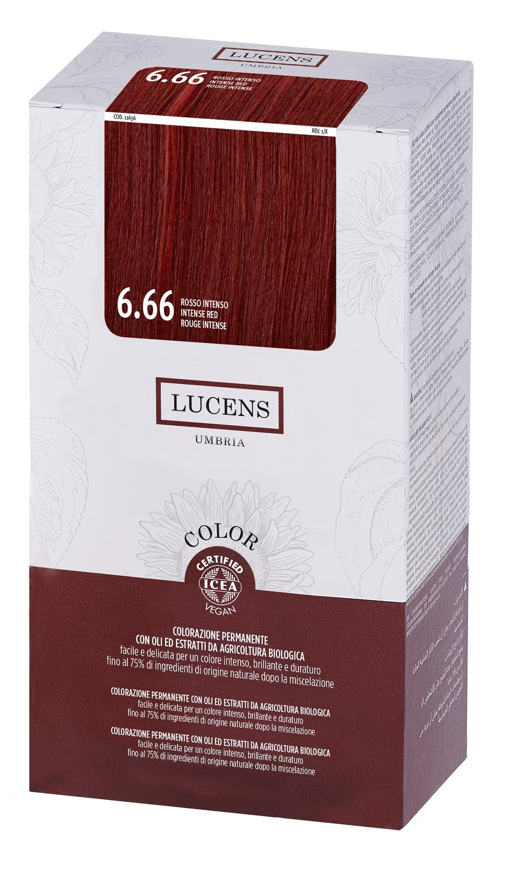 Tinta senza Ammoniaca 6.66 - Rosso Intenso
