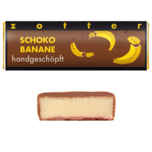 Cioccolato al Latte con Crema alla Banana - Zotter