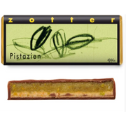Cioccolato al Latte con Pistacchi e Marzapane - Zotter