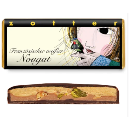 Cioccolato al Latte con Torrone Bianco Pistacchi e Nocciole - Zotter