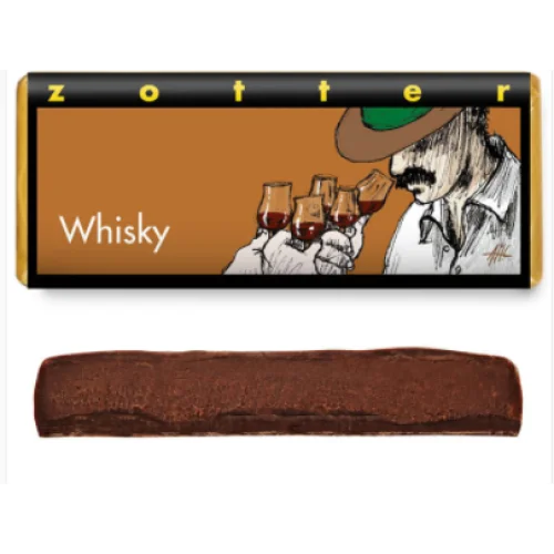 Cioccolato Fondente con Crema di Whisky - Zotter