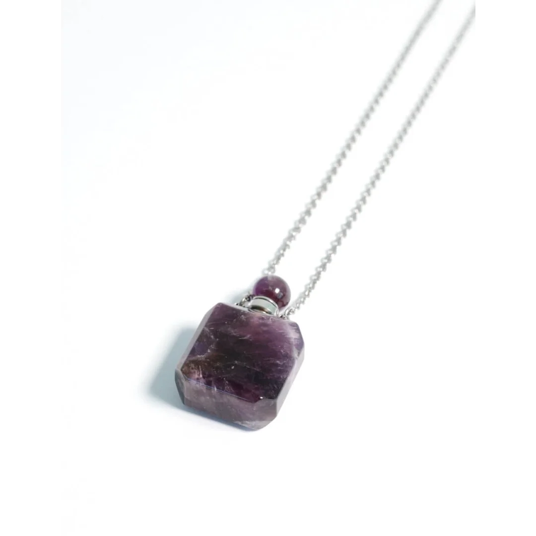 Collana per Aromaterapia - Ametista - Olfattiva