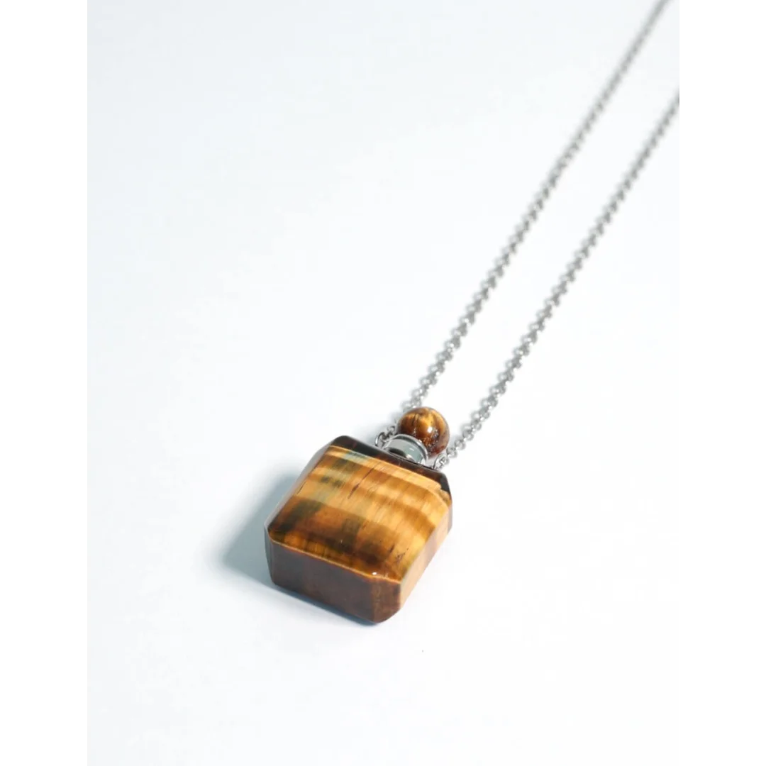 Collana per Aromaterapia - Occhio di Tigre - Olfattiva