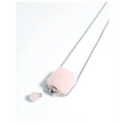 Collana per Aromaterapia - Quarzo Rosa - Olfattiva