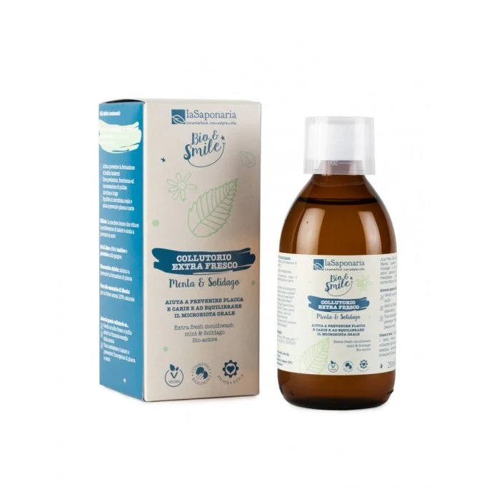 Collutorio Extra Fresco con Menta e Solidago - La Saponaria