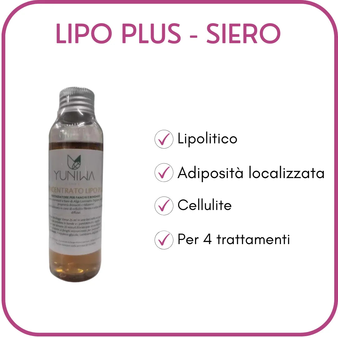 Concentrato Riducente per Bendaggi LIPO PLUS - Yuniwa Cosmetics