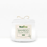 Coppia di Federe in Seta Vegana Bambu - Bianca - Bambaw