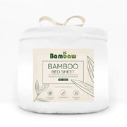 Couvre-matelas en bambou - Blanc