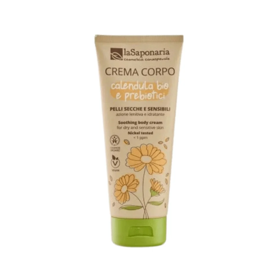 Crema corpo pelli secche e sensibili – Calendula Bio Prebiotici - La Saponaria