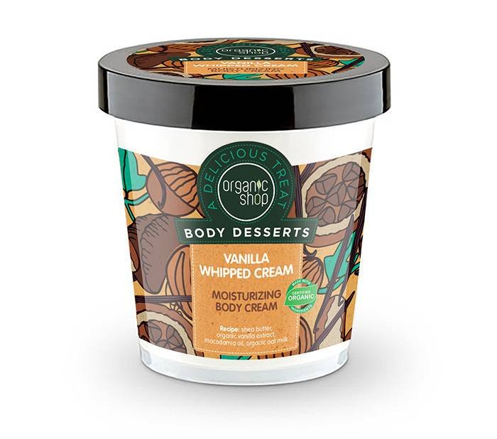 Crema Corpo Naturale alla Panna Montata e Vaniglia