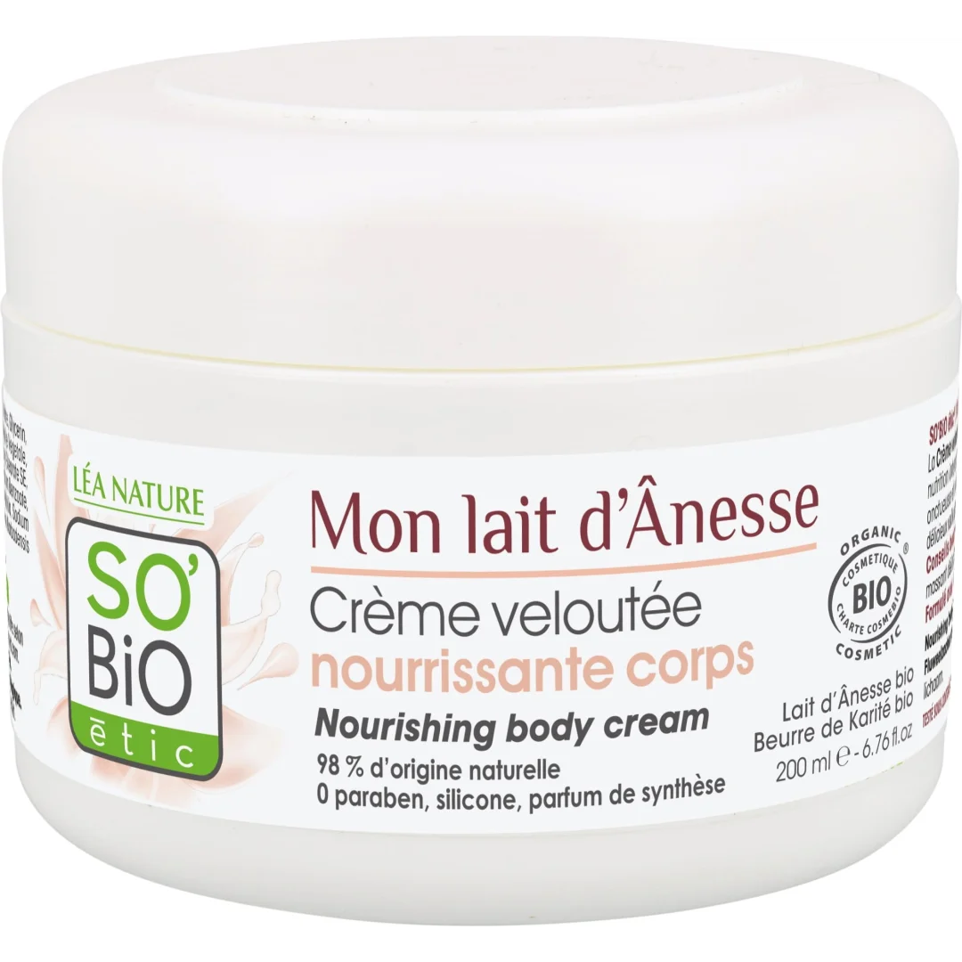 Crema Corpo Nutriente con Latte d’Asina - SO’BiO étic