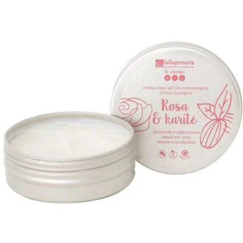Crema Mani Rosa Karite - La Saponaria