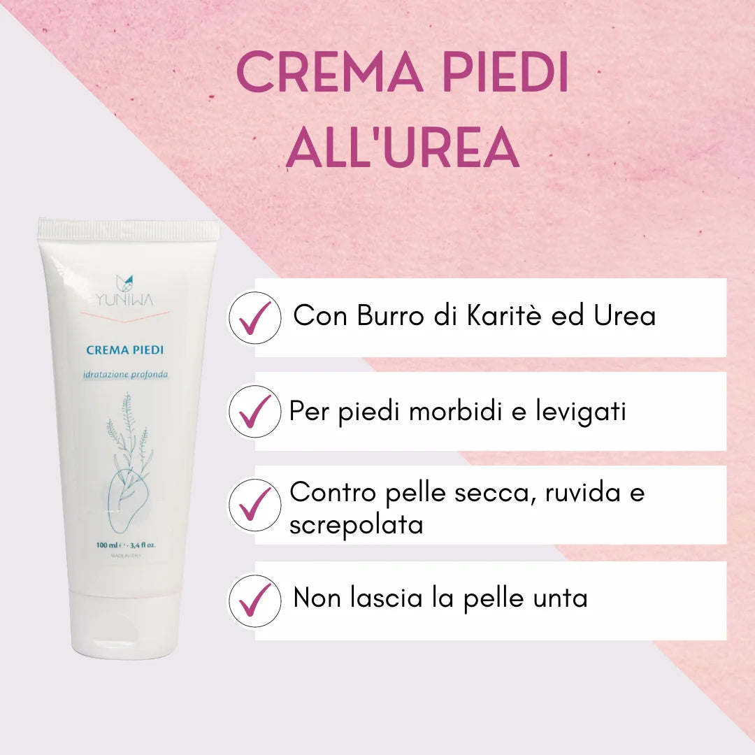 Crema Piedi all’Urea - mini size - Yuniwa Cosmetics