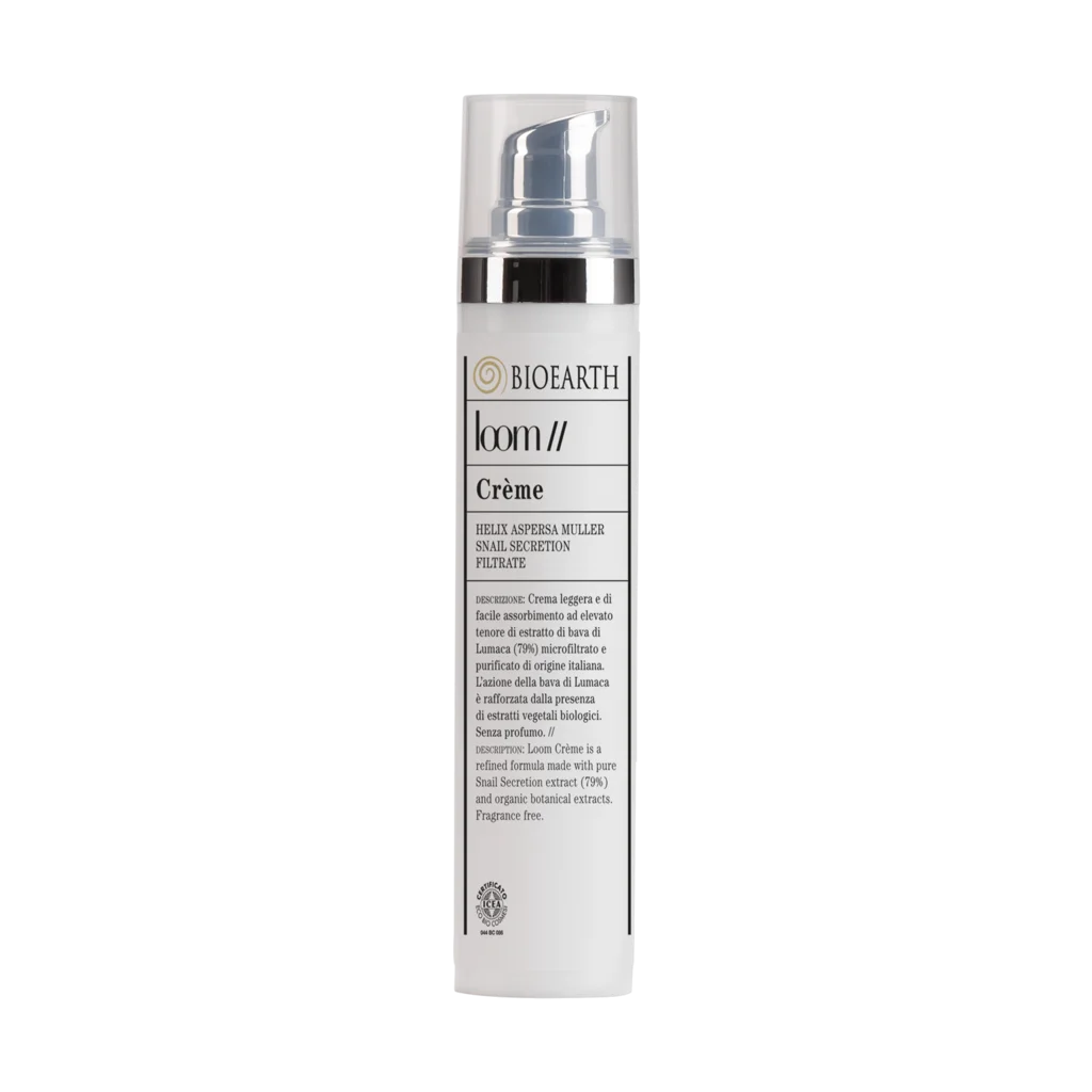 Crema viso alla Bava di Lumaca per Pelli Normali e Miste Biologica - Bioearth