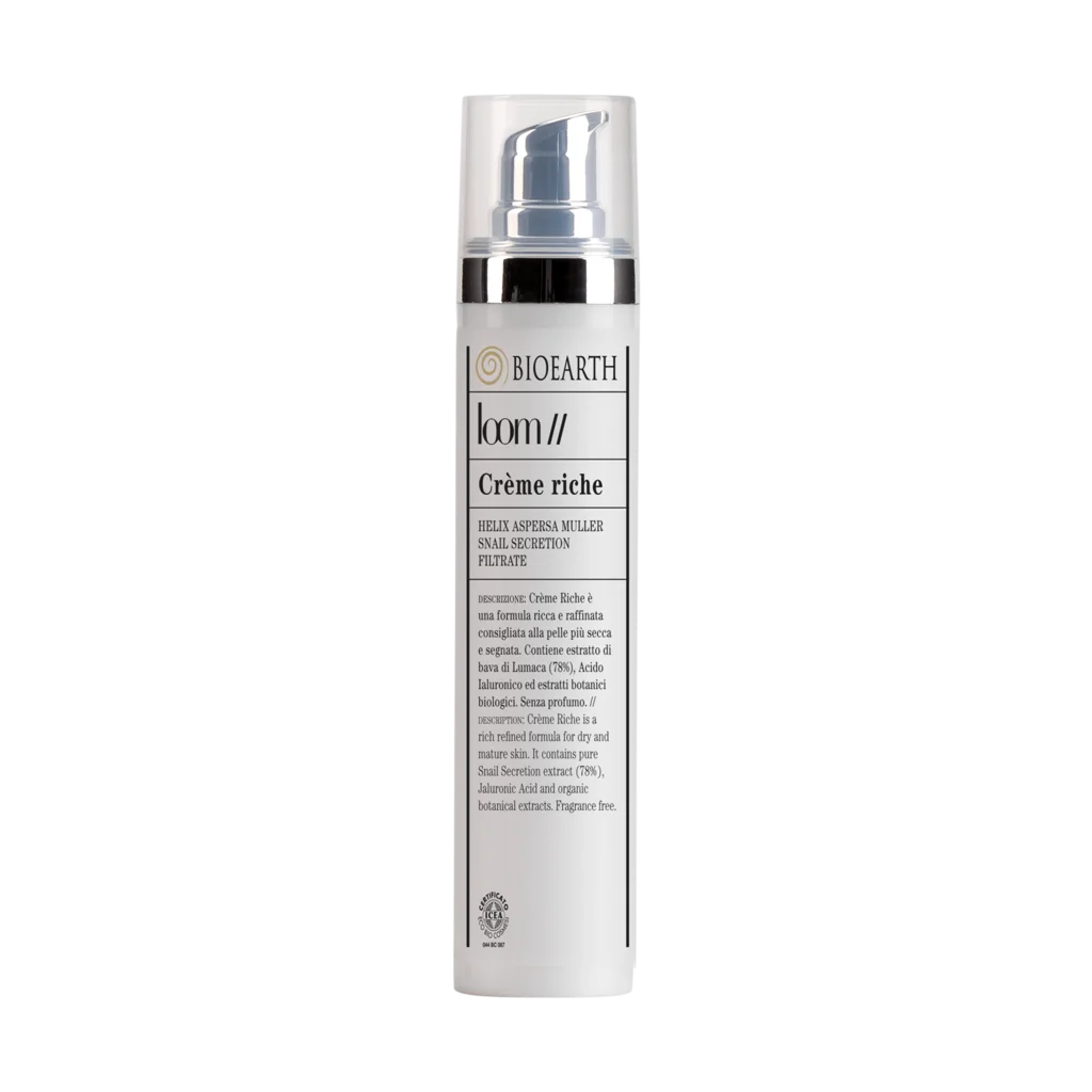 Crema Viso alla Bava di Lumaca per Pelli Secche Biologica - Bioearth
