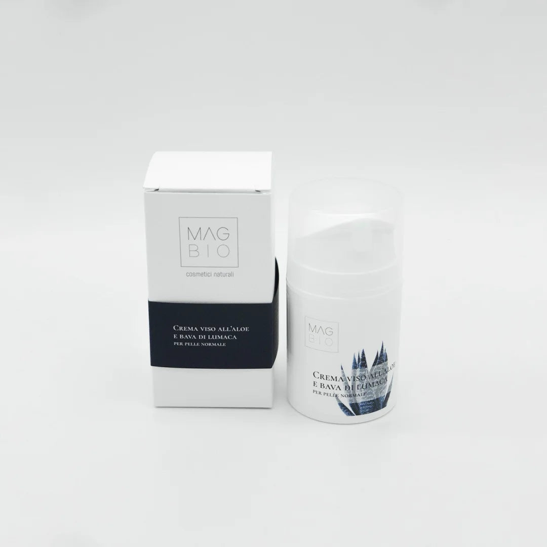 Crema Viso con Aloe e Bava di Lumaca - Magbio
