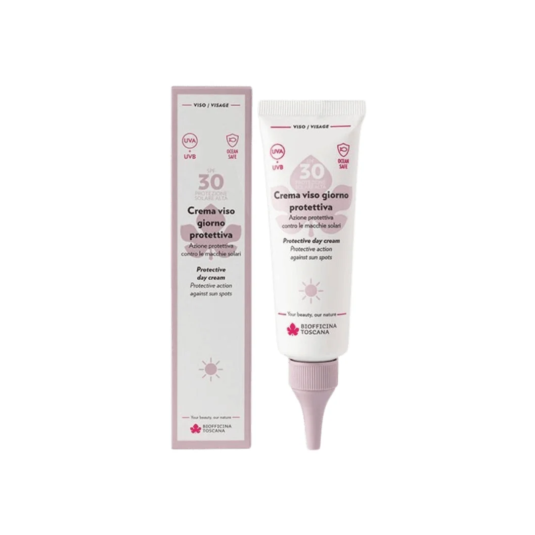 Crema viso giorno protettiva SPF30 – Biofficina Toscana