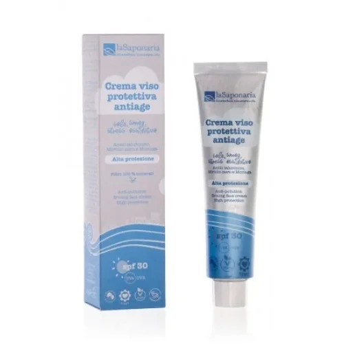 Crema viso protettiva antiage SPF 30 - La Saponaria