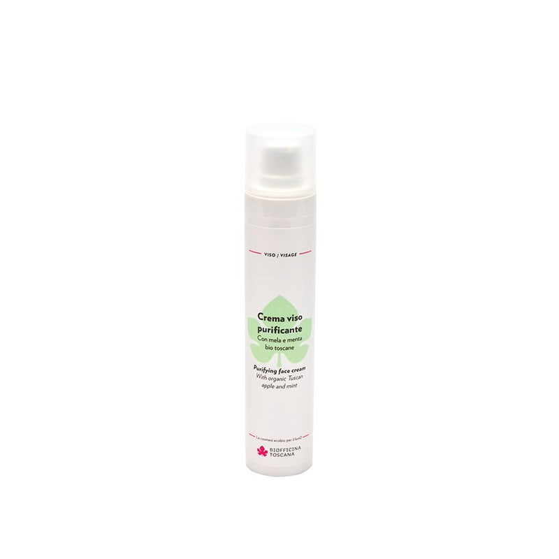 Crema Viso Purificante alla Menta e Mela