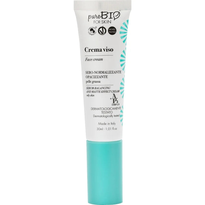Crema viso Sebo - Normalizzante - Purobio