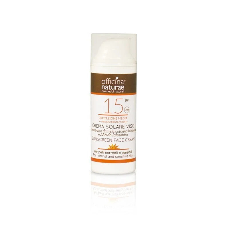 Crema Viso Solare SPF 15 - Protezione Media - Officina Naturae