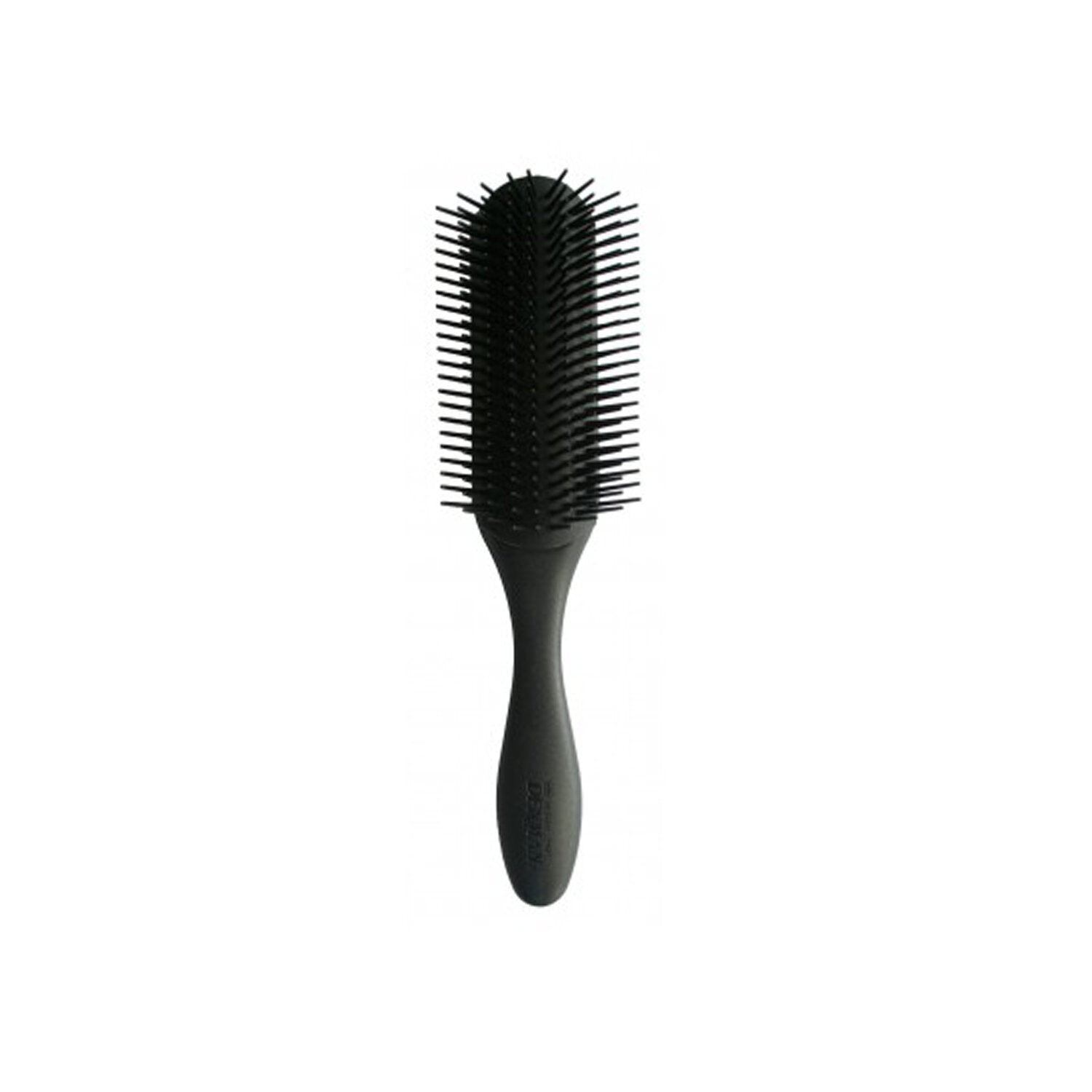 D4 - Spazzola professionale antistatica 9 file - All Black - Denman