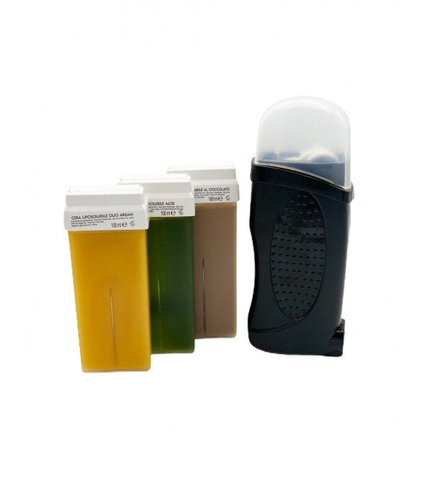 Wax Heater Kit + 3 Refills