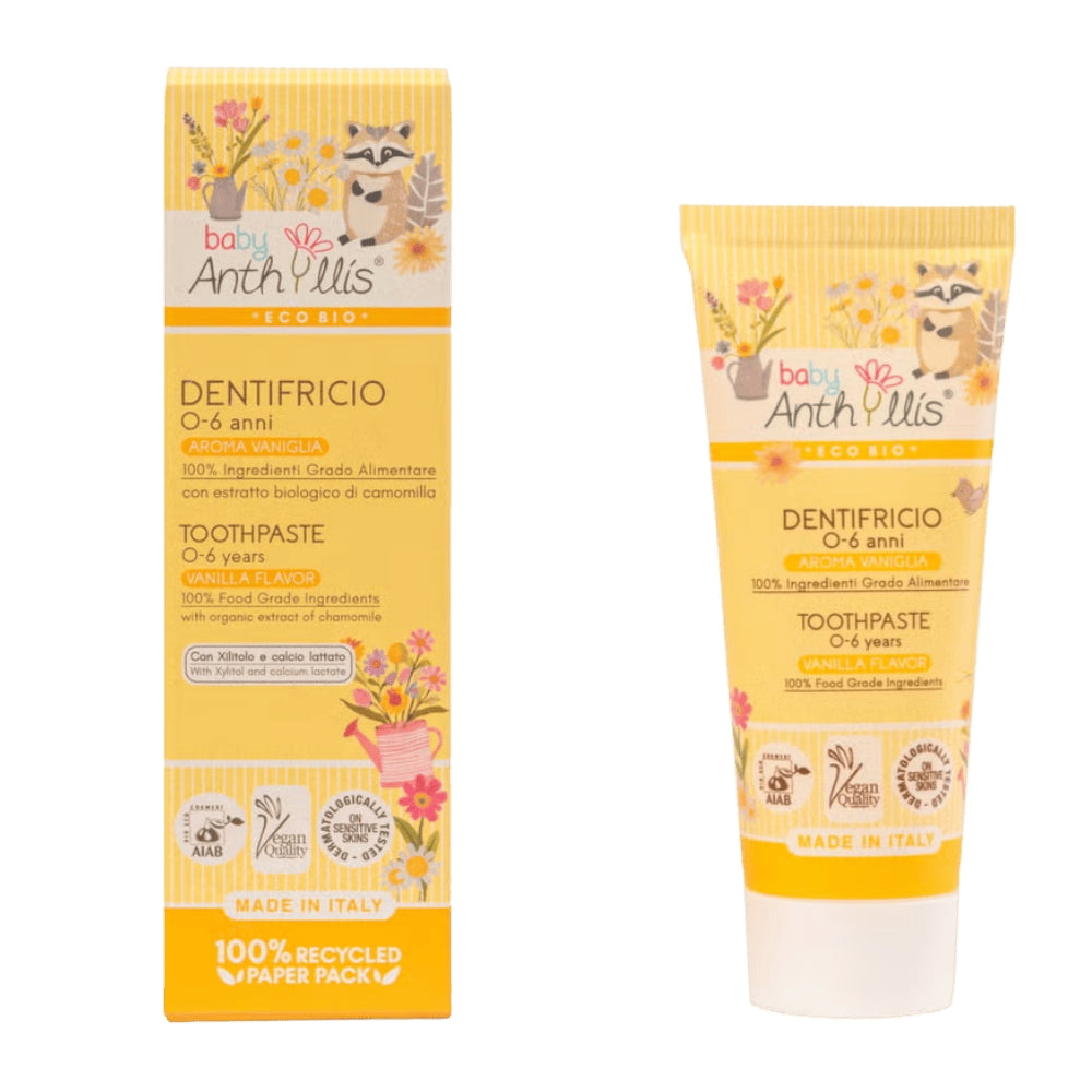 Dentifricio 0-6 Anni alla Vaniglia