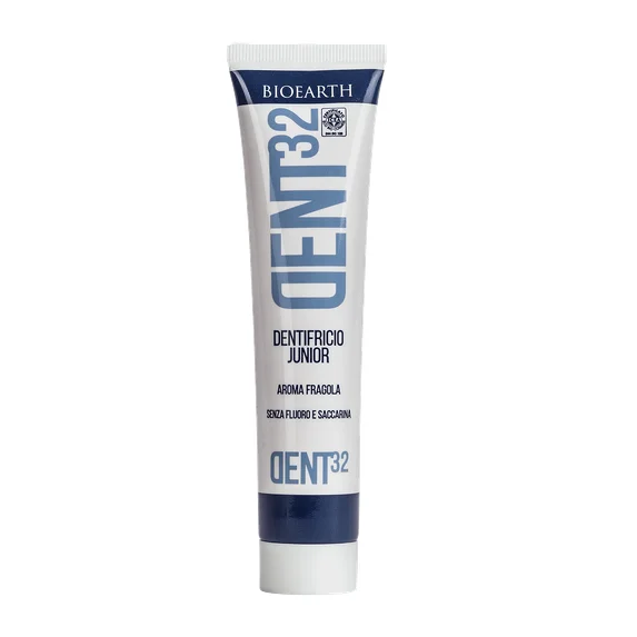 Dentifricio Junior Aroma Fragola Bio e Vegan - Bioearth