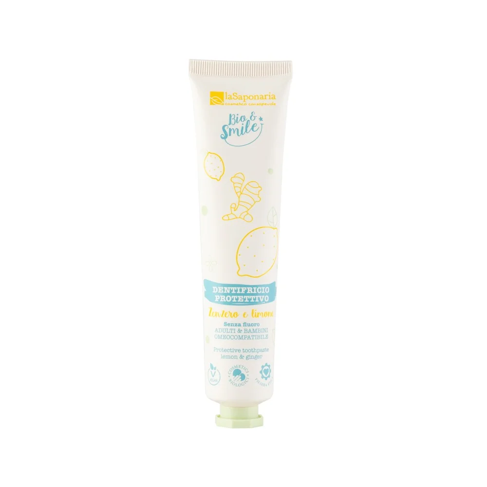Dentifricio Protettivo - Limone e Zenzero - La Saponaria