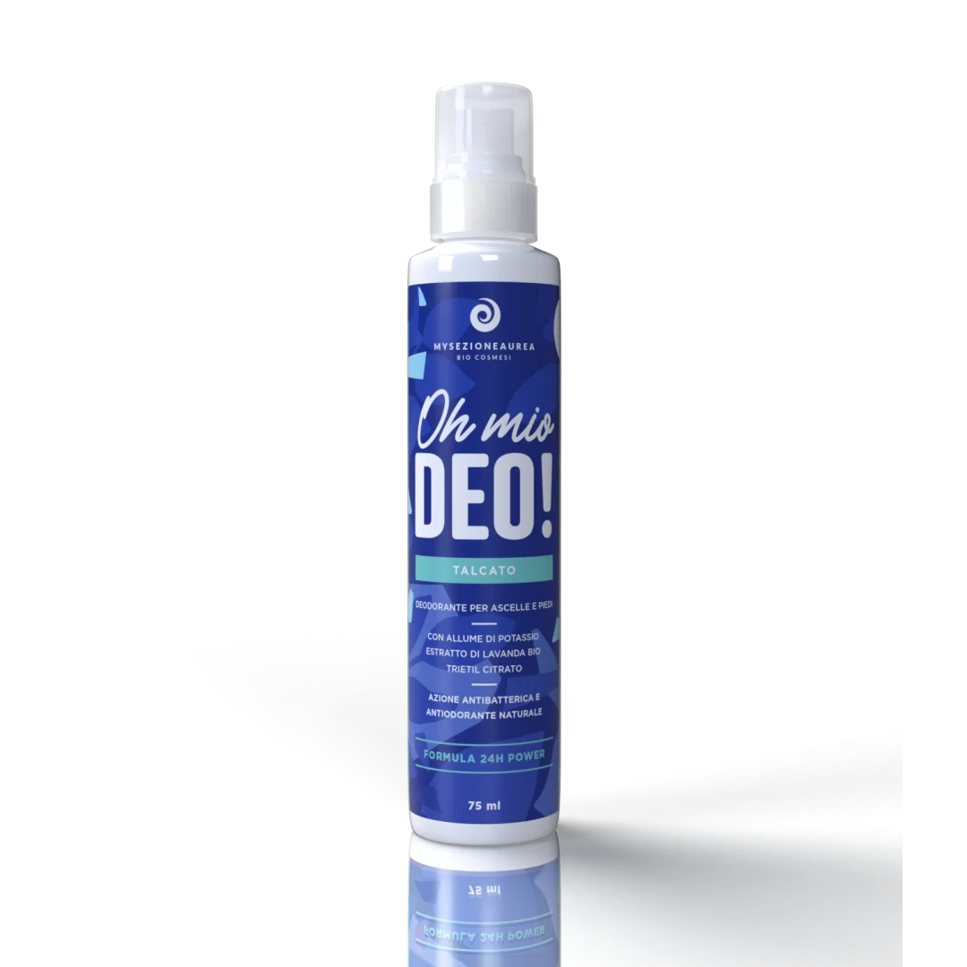 Deodorante per Ascelle e Piedi - Oh mio deo Talcato - My Sezione Aurea