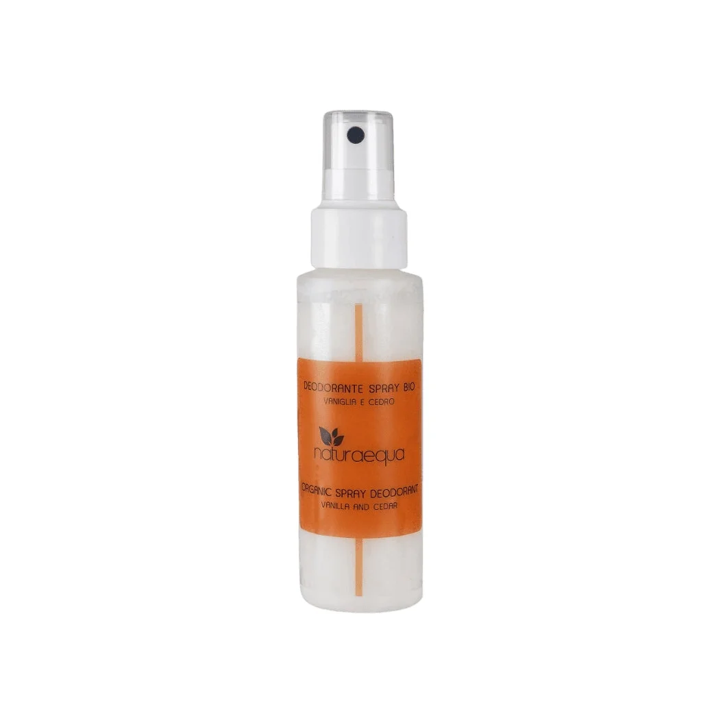 Deodorante spray bio vaniglia e cedro - Naturaequa