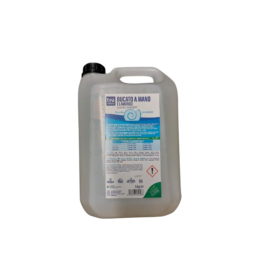 Detergente Bucato a Mano Lavatrice 5 LT - Tea Natura