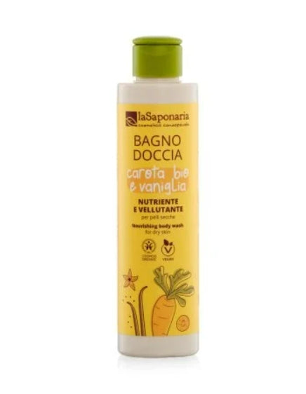 Carrot and Vanilla Body Wash – Nourishing Shower Gel for All Skin Types