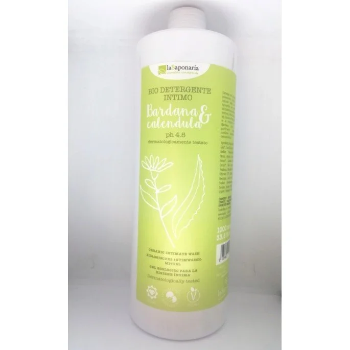 Detergente Intimo Fresco e Delicato con Bardana Calendula 1 LT - La Saponaria