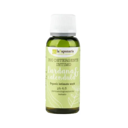 Detergente Intimo Vegan Bardana e Calendula 30 ml - La Saponaria