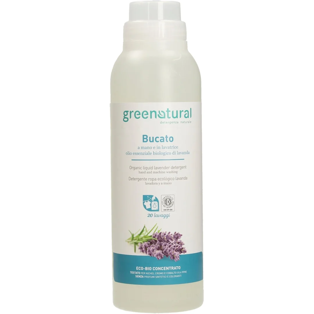Detergente Liquido Ecobio per Bucato alla Lavanda - Greenatural