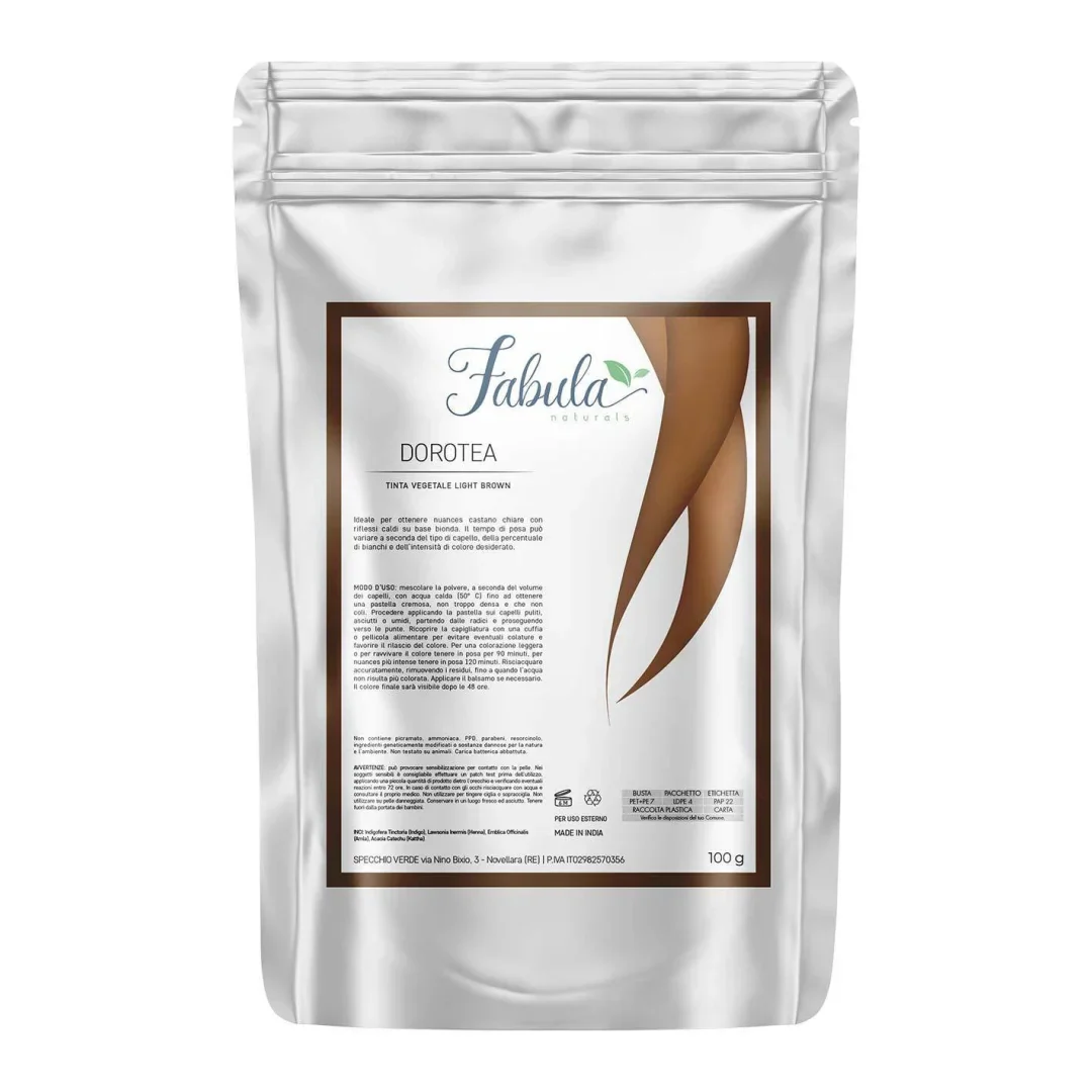 Tinta Vegetale Castano Chiaro - Dorotea - Fabula Naturals