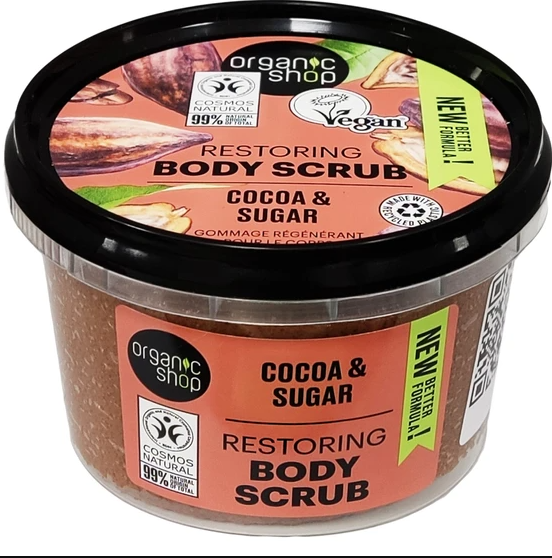 Scrub Corpo Naturale al Cioccolato Belga